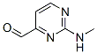 180869-39-0,4-Pyrimidinecarboxaldehyde, 2-(methylamino)- (9CI)