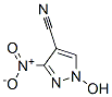 181585-88-6,1H-Pyrazole-4-carbonitrile,  1-hydroxy-3-nitro-