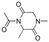 182067-66-9,2,5-Piperazinedione,4-acetyl-1,3-dimethyl-(9CI)