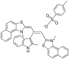 18244-79-6,1-methyl-2-[2-(2-methylindol-3-yl)-3-(1-methylnaphtho[1,2-d]thiazolin-2-ylidene)propenyl]naphtho[1,2-d]thiazolium p-toluenesulphonate