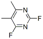 18260-62-3,Pyrimidine, 2,4-difluoro-5,6-dimethyl- (8CI)