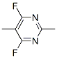 18260-63-4,Pyrimidine, 4,6-difluoro-2,5-dimethyl- (8CI)