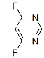 18260-64-5,Pyrimidine, 4,6-difluoro-5-methyl- (8CI)