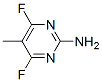 18260-79-2,2-Pyrimidinamine, 4,6-difluoro-5-methyl- (9CI)