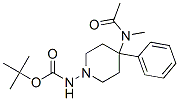 182621-53-0,TERT-BUTYL 4-[ACETYL(METHYL)AMINO]-4-PHENYLPIPERIDINE-1-CARBAMATE
