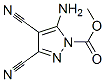 182924-38-5,1H-Pyrazole-1-carboxylicacid,5-amino-3,4-dicyano-,methylester(9CI)