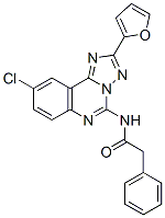 183721-15-5,9-CHLORO-2-(2-FURANYL)-5-[(PHENYLACETY)AMINO][1,2,4]-TRIAZOLO[1,5-C] QUINAZOLINE