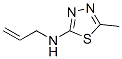 18390-20-0,1,3,4-Thiadiazole,  2-(allylamino)-5-methyl-  (8CI)