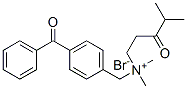 184006-62-0,N-(4-[BENZOYL]BENZYL)-N,N-DIMETHYL-N-(2-[ISOBUTYROYL]ETHYL) AMMONIUM BROMIDE