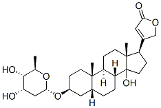 18404-43-8,(5beta)-3beta-[(2,6-dideoxy-beta-D-ribo-hexopyranosyl)oxy]-14-hydroxycard-20(22)-enolide