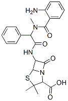 18416-46-1,4-Thia-1-azabicyclo[3.2.0]heptane-2-carboxylicacid,6-[2-(o-amino-N-methylbenzamido)-2-phenylacetamido]-3,3-dimethyl-7-oxo-,DL-(8CI)