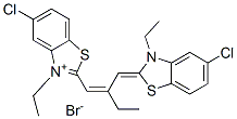 18426-56-7,5-chloro-2-[2-[(5-chloro-3-ethyl-3H-benzothiazol-2-ylidene)methyl]but-1-enyl]-3-ethylbenzothiazolium bromide