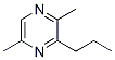 18433-97-1,Pyrazine, 2,5-dimethyl-3-propyl- (8CI,9CI)