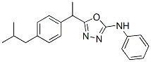 184706-24-9,5-[1-[4-(2-methylpropyl)phenyl]ethyl]-N-phenyl-1,3,4-oxadiazol-2-amine