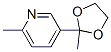 184766-45-8,3-(2-METHYL-1,3-DIOXOLAN-2-YL)-6-METHYLPYRIDINE