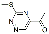 184895-81-6,Ethanone, 1-[3-(methylthio)-1,2,4-triazin-5-yl]- (9CI)