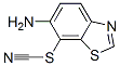 18522-32-2,Thiocyanic acid, 6-amino-7-benzothiazolyl ester (8CI,9CI)