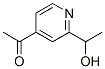 185220-30-8,Ethanone, 1-[2-(1-hydroxyethyl)-4-pyridinyl]- (9CI)