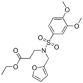 185300-64-5,ETHYL 3-[[(3,4-DIMETHOXYPHENYL)SULFONYL](2-FURYLMETHYL)AMINO]PROPANOATE
