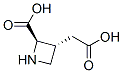 185387-34-2,3-Azetidineaceticacid,2-carboxy-,(2R-trans)-(9CI)