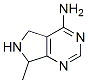 1854-41-7,5H-Pyrrolo[3,4-d]pyrimidine, 4-amino-6,7-dihydro-7-methyl- (7CI,8CI)