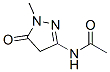 185451-37-0,Acetamide,  N-(4,5-dihydro-1-methyl-5-oxo-1H-pyrazol-3-yl)-