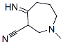 1859-31-0,1H-Azepine-3-carbonitrile,  hexahydro-4-imino-1-methyl-