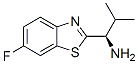 185949-60-4,2-Benzothiazolemethanamine,6-fluoro-alpha-(1-methylethyl)-,(alphaR)-(9CI)