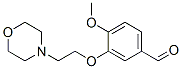 186191-09-3,4-METHOXY-3-(2-MORPHOLIN-4-YLETHOXY)BENZALDEHYDE