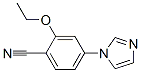 186191-36-6,Benzonitrile, 2-ethoxy-4-(1H-imidazol-1-yl)- (9CI)