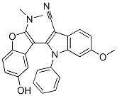 186553-78-6,1H-Indole-3-carbonitrile,  2-[2-(dimethylamino)-5-hydroxy-3-benzofuranyl]-6-methoxy-1-phenyl-