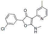 187591-92-0,3(2H)-Furanone,  2-(3-chlorophenyl)-5-(methylamino)-4-(4-methyl-2-pyridinyl)-