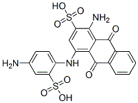 18791-01-0,1-amino-4-(4-amino-2-sulphoanilino)-9,10-dihydro-9,10-dioxoanthracene-2-sulphonic acid