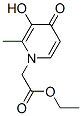188123-20-8,1(4H)-Pyridineacetic acid, 3-hydroxy-2-methyl-4-oxo-, ethyl ester (9CI)