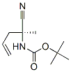 188183-42-8,Carbamic acid, (1-cyano-1-methyl-3-butenyl)-, 1,1-dimethylethyl ester, (S)-