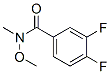 188345-25-7,3,4-DIFLUORO-N-METHOXY-N-METHYLBENZAMIDE