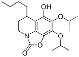 188824-80-8,2H,6H-Oxazolo[5,4,3-ij]quinolin-2-one,  6-butyl-7-hydroxy-8,9-bis(1-methylethoxy)-