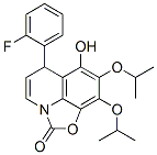 188824-93-3,2H,6H-Oxazolo[5,4,3-ij]quinolin-2-one,  6-(2-fluorophenyl)-7-hydroxy-8,9-bis(1-methylethoxy)-