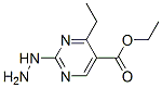 188936-22-3,5-Pyrimidinecarboxylicacid,4-ethyl-2-hydrazino-,ethylester(9CI)