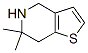 189019-57-6,Thieno[3,2-c]pyridine, 4,5,6,7-tetrahydro-6,6-dimethyl- (9CI)