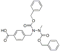 18969-60-3,1-[(4-Carboxyphenyl)methyl]-2-methyl-1,2-hydrazinedicarboxylic acid bis(phenylmethyl) ester
