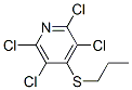 19050-48-7,2,3,5,6-tetrachloro-4-(propylthio)pyridine