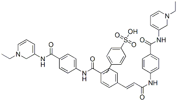 19060-43-6,N-(1-ethylpyridin-5-yl)-4-[[(E)-3-[4-[[4-[(1-ethylpyridin-5-yl)carbamo yl]phenyl]carbamoyl]phenyl]prop-2-enoyl]amino]benzamide, 4-methylbenze nesulfonate
