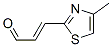 190834-45-8,2-Propenal,  3-(4-methyl-2-thiazolyl)-