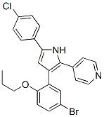 191034-25-0,4-[3-(5-BROMO-2-PROPOXYPHENYL)-5-(4-CHLOROPHENYL)-1H-PYRROL-2-YL]PYRIDINE