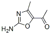 191399-17-4,Ethanone, 1-(2-amino-4-methyl-5-oxazolyl)- (9CI)