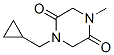 191476-56-9,2,5-Piperazinedione,1-(cyclopropylmethyl)-4-methyl-(9CI)