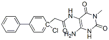 191936-48-8,[1,1-Biphenyl]-4-acetamide,  N-(4-amino-1,2,3,6-tetrahydro-1-methyl-2,6-dioxo-5-pyrimidinyl)-4-chloro-