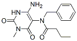191982-10-2,Butanamide,  N-(4-amino-1,2,3,6-tetrahydro-1-methyl-2,6-dioxo-5-pyrimidinyl)-N-(phenylmethyl)-