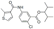 191984-60-8,2,4-dimethylpentan-3-yl 2-chloro-5-[(2-methylthiophene-3-carbonyl)amin o]benzoate